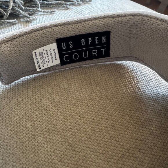 US Open Collection Undated Court Performance Visor - White - New without Tags - Picture 8 of 11